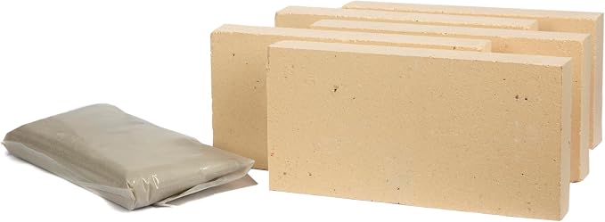Rutland Fire Brick & Mortar Kit, Dry Mix 211 Refractory Mortar, Masonry & Fire - Image 2
