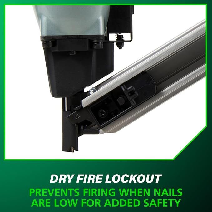 Metabo HPT Pneumatic Strip Nailer, 36° Metal Connector Tool, NR38AK | Fastens - Image 6