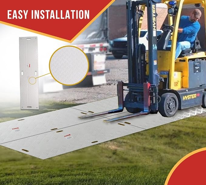 5 Pk 2' x 8' White Ground Protection Mats - Image 6