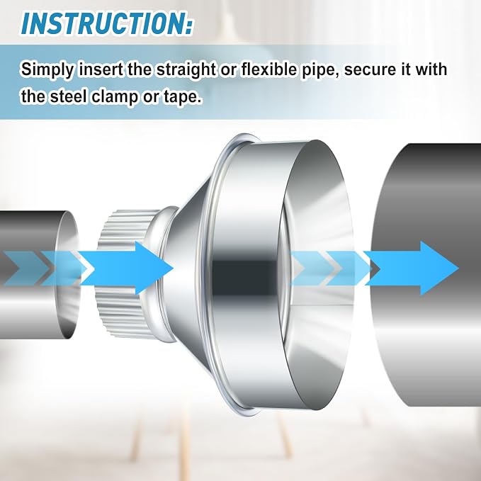 1 Pcs 6 Inch to 3 Inch Duct Reducer Increaser | Galvanized Steel Air Duct - Image 4