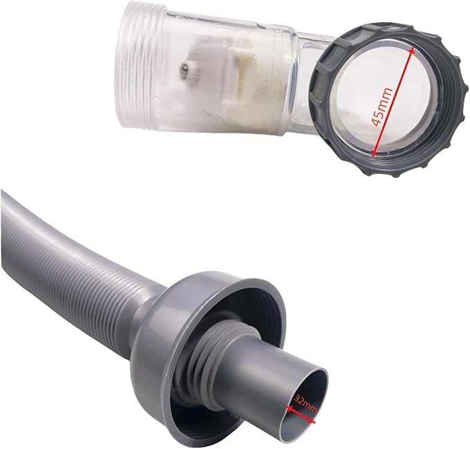 Bathtub Shower Drain Pipe, Low Profile 1 1/2 P Trap, Flexible Tub Drain - Image 3