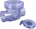 PVC Inline Check Valve, Thickened One Way Backflow Prevention Valve by Fafeicy