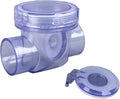 WALFRONT Check Valve Non Return Valve PVC Inline One Way Toilet Backwater by Walfront