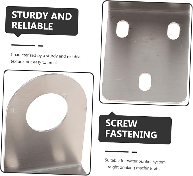 OSALADI 2 Sets Faucet Bracket Glacier Bay Replacement Parts Metal Brackets Wall - Image 5