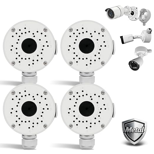 Metal Aluminum IP66 Waterproof Bullet Security Camera Junction Box by OOSSXX