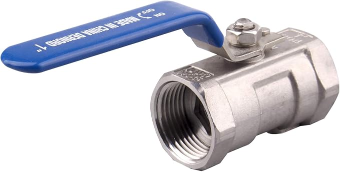 DERNORD Stainless Steel Ball Valve 1PC Type 1 Inch NPT Standard Port - Image 6
