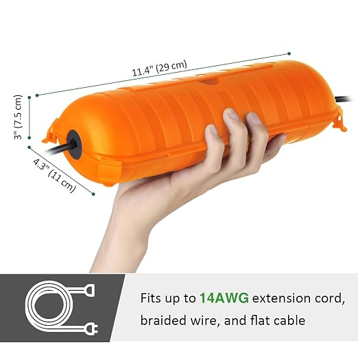 Outdoor Extension Cord Safety Cover, - Image 3