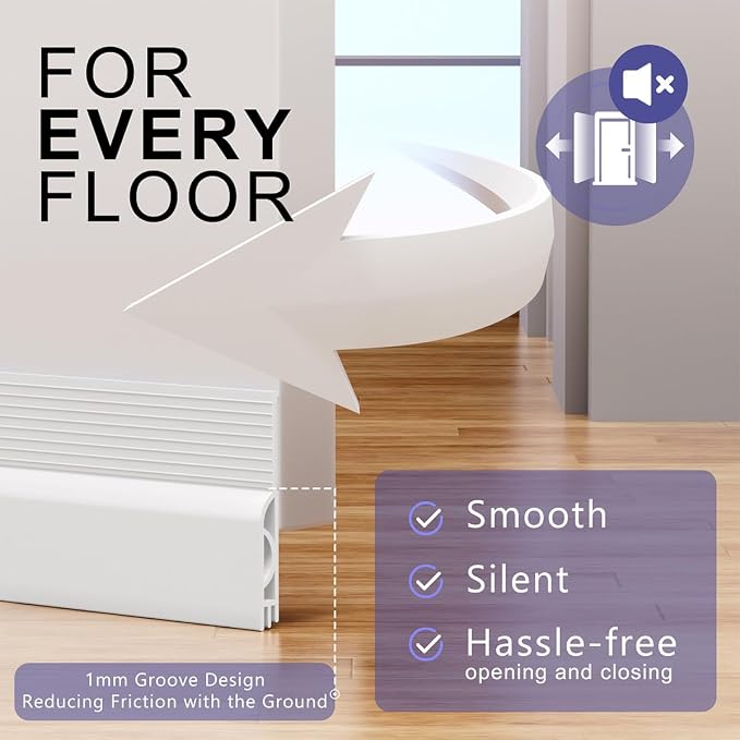 Door Draft Stopper, Adjustable Door Sweep - Image 3