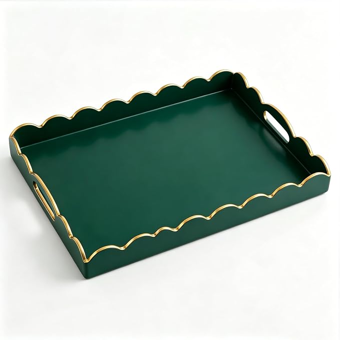 AGIOTA Coffee Table Trays for Living Room Serving Tray by ServingCustomersBornforQuality