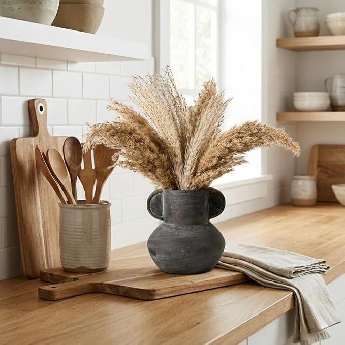 Emotionally Grounded Vase, Vaseking Ceramic Rustic Vase - Image 6