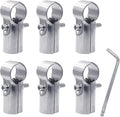 6 Sets of T Clamps, Stainless Steel, Pipe Clamps, 1-1/4" OD by ZHSLDQ