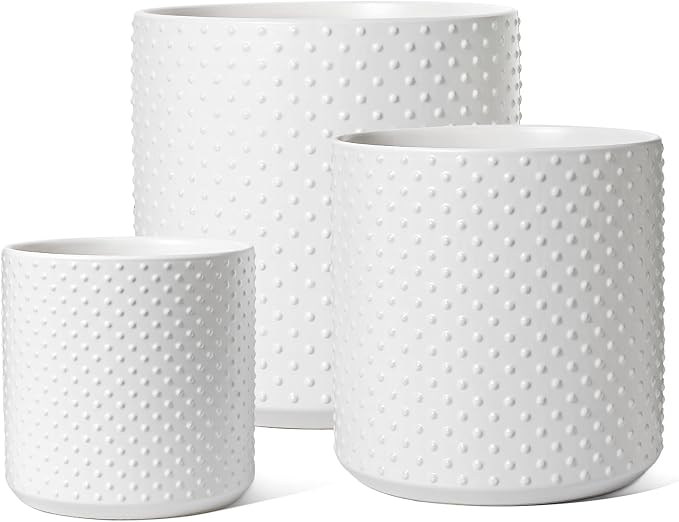 LE TAUCI 10+8+6 Inch Ceramic Pots by LETAUCI