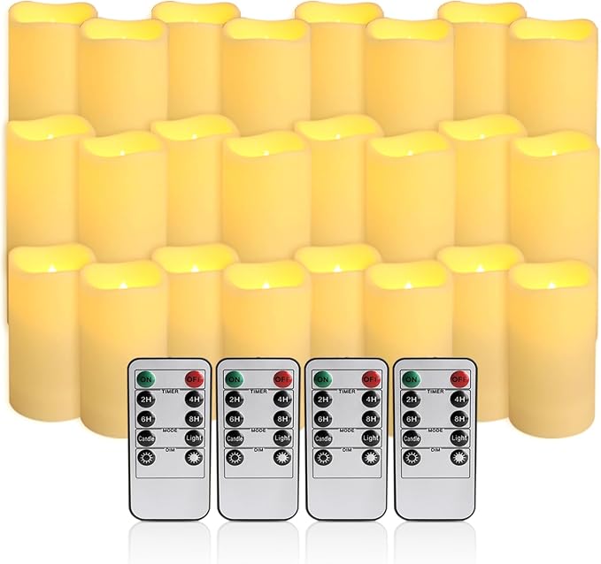 24-Pack LED Flameless Candles - Image 3