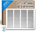 Fits 20x14 Duct Opening | Steel Return Air Grille by Handua | Vent Cover Grill by Handua