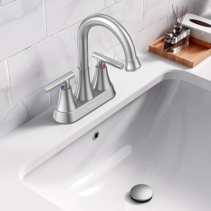Bathroom Sink Drain with Overflow with Hair Catcher Anti-Clog Sink Strainer - Image 7