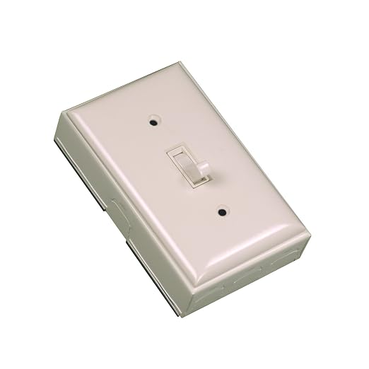 Legrand Wiremold 500 Series Metal Raceway Toggle Switch Kit, Ivory 1 Pack | by Legrand-Wiremold