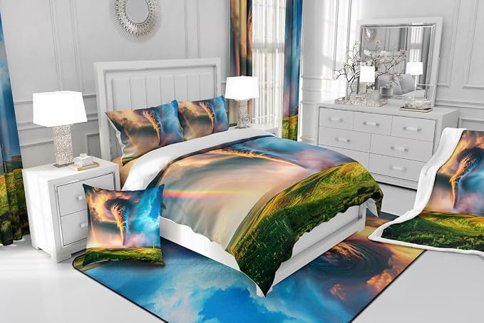 jejeloiu 3D Tornado Blackout Shades Window Treatments Natural Disaster Window - Image 7