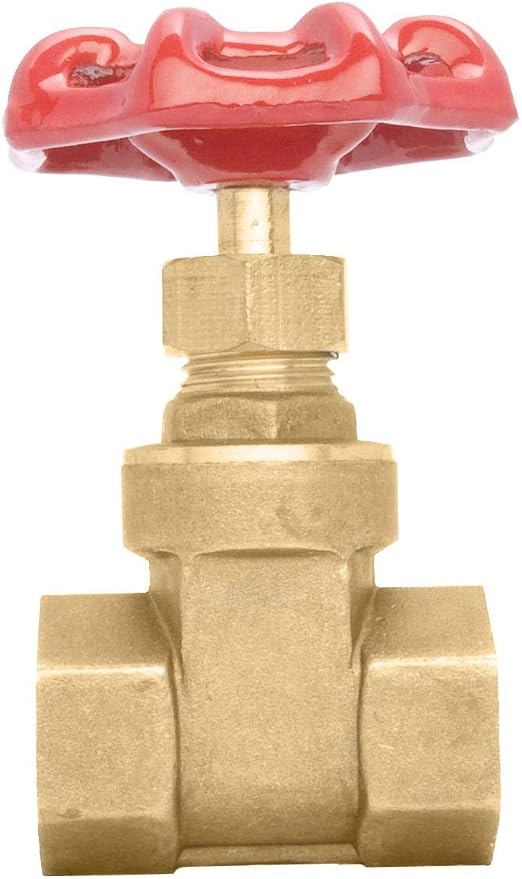 1/2" Brass Gate Valve - Image 2