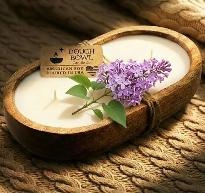 Dough Bowl Candle Co. Lilac Candle by Dough+Bowl+Candle+Company