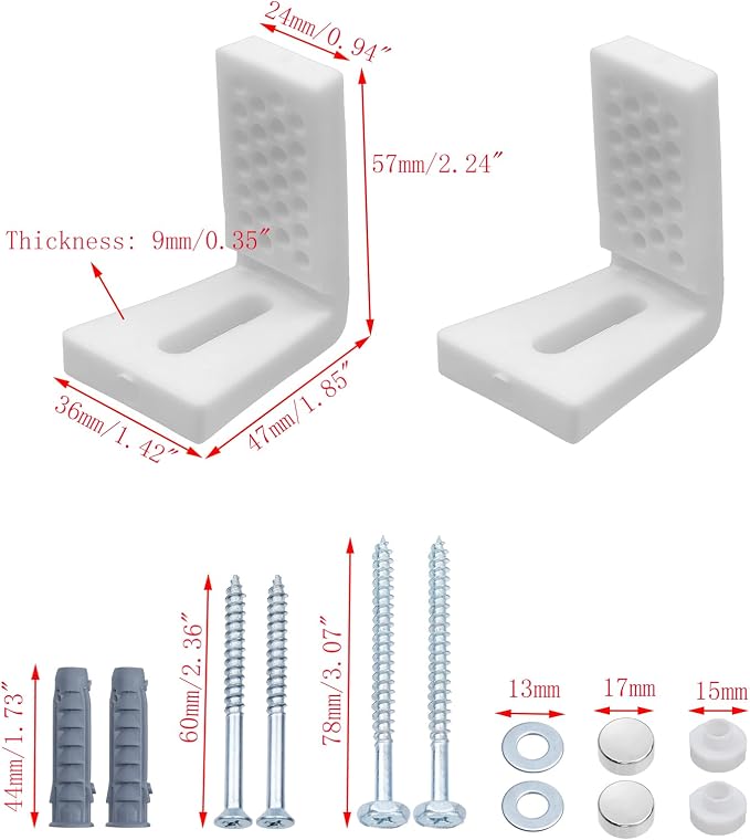 2 Set Toilet Seat Bolts, Small Size - Image 2