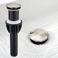 TIORIY Vessel Sink Drain Without Overflow, Plastic Bathroom Pop up Sink Drain by TIORIY