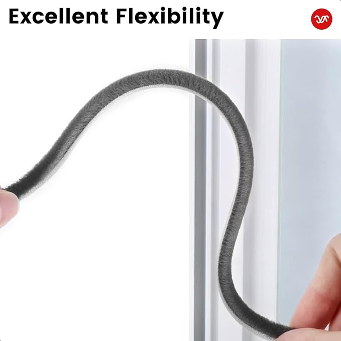 Topivers Weather Stripping Door Seal, 0.35 in x 0.20 in x 33 Ft | Strong - Image 5