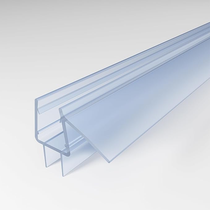 36" Shower Door Bottom Seal for 3/8" Frameless Glass Pivot Door | Easy to Cut by lenphilvee