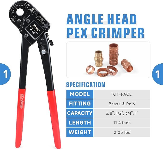 iCrimp KIT-FACL PEX Crimping Tool Kit - Image 2