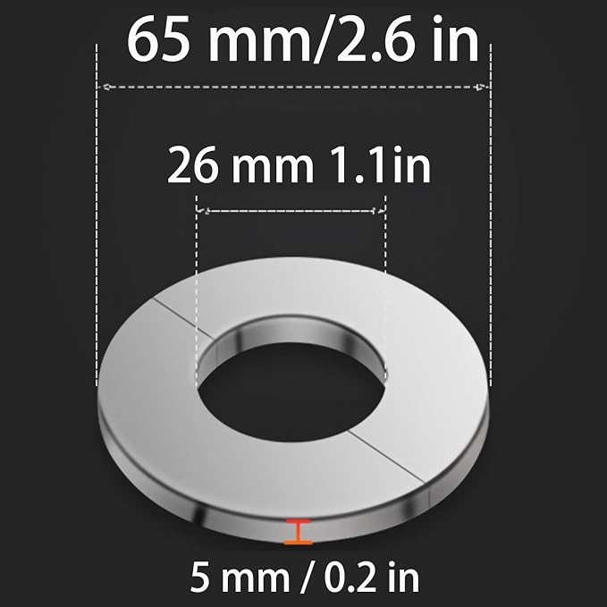 1 Inch Split Escutcheon Plate - Image 4
