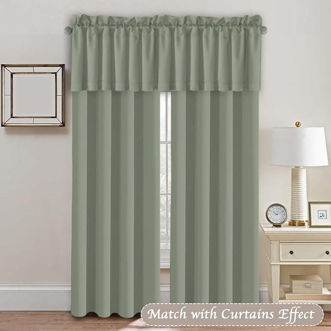H.VERSAILTEX 2 Panels Blackout Valances - Image 3