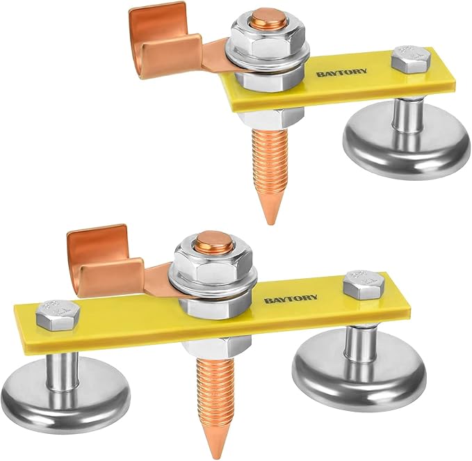 Upgrade Magnetic Welding Support Ground Clamp Tools, Double + Single Welding - Image 3