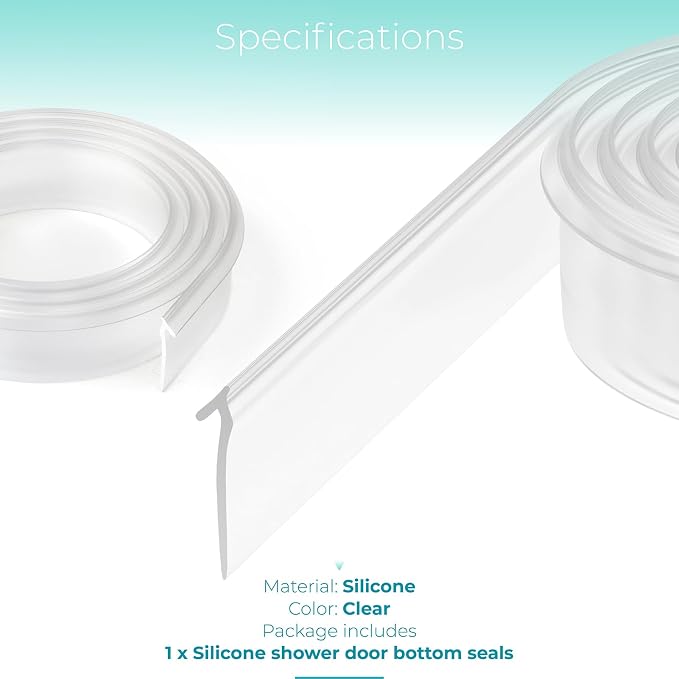 0.2" Framed Shower Door Bottom Seal - Image 3