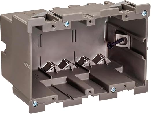 SmarToggle Three Gang Retrofit Wall Box – Old Work Electrical Box - Image 2