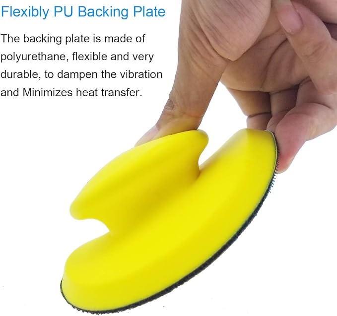 2 Pack 5 Inch Hand Sanding Blocks Round and Mouse-Shaped - Image 4
