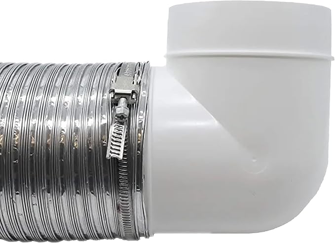 Repa Market Pack of 2 90 Degree 4 Inch Duct Elbow Pipe Connector - Image 8
