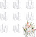 48pcs Glass Vase Cylinder for Centerpieces 4, 10Inch Tall Small Flower Glass by OGEH