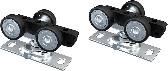 JUBEST Pocket Door Rollers Assembly, Commercial Grade Sliding Door Rollers - Image 4