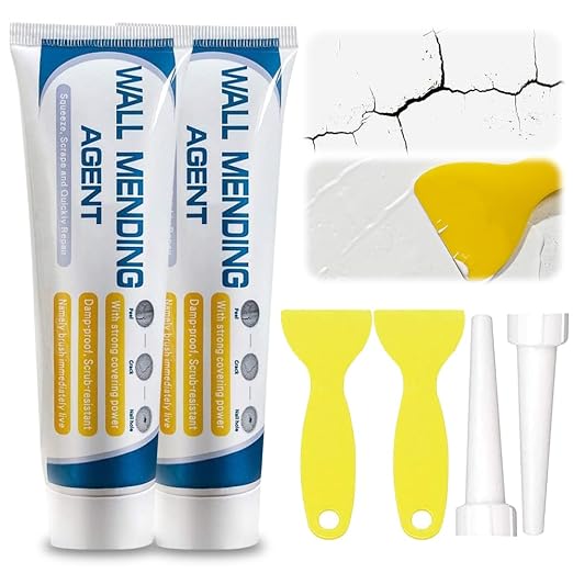 Wall Repair Cream, Wall Paste for Cracks and Holes，2Pcs | Wall Mending Agent by Unknown