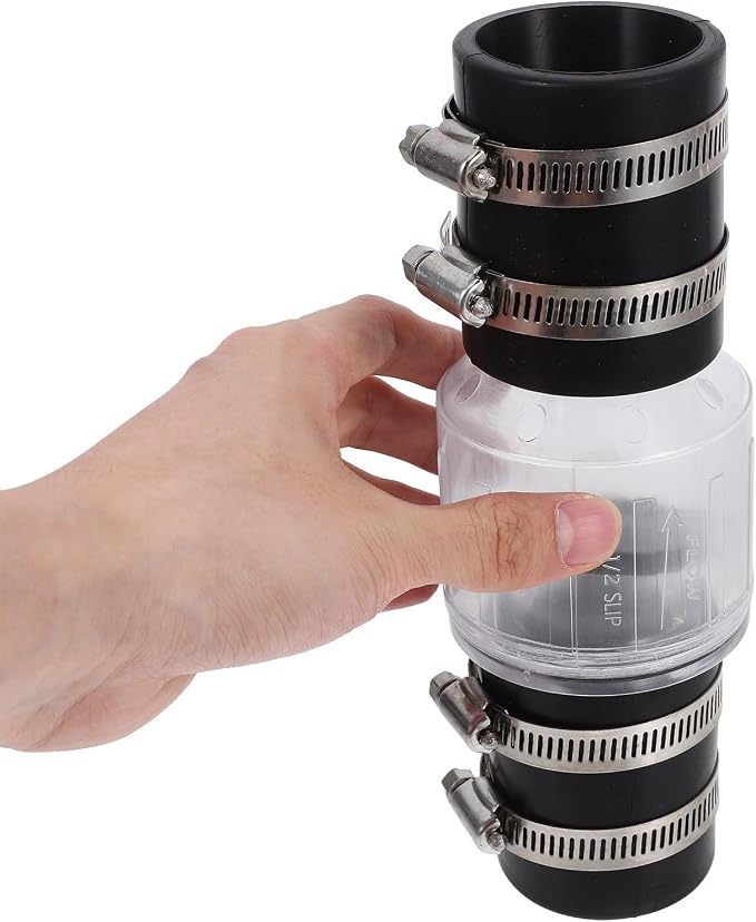 Homoyoyo Spring-loaded Check Valve 1.5 Inch Sump Pump Backflow Prevention Valve - Image 6