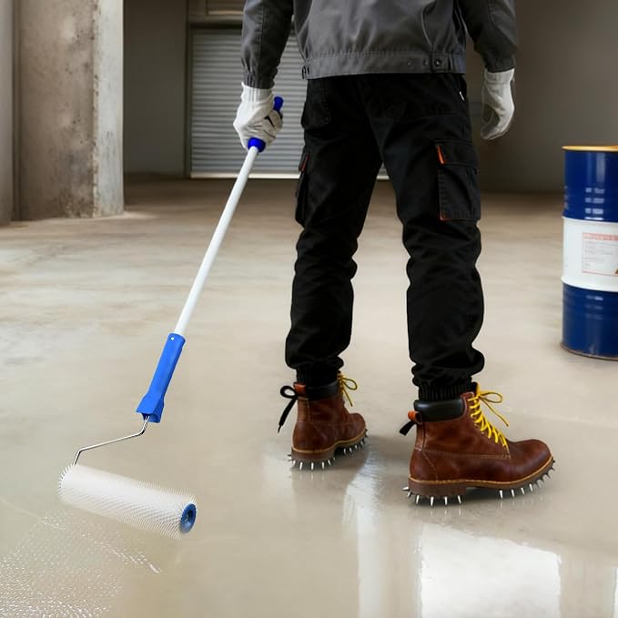 2PCS 9 inchFloor Self Leveling Screed Spiked Roller, Epoxy Roller - Image 5