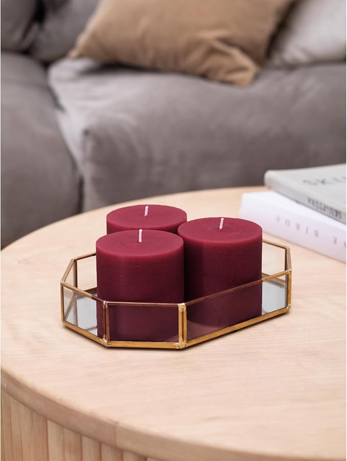 3x3 Pillar Candles Set of 3 - Image 4