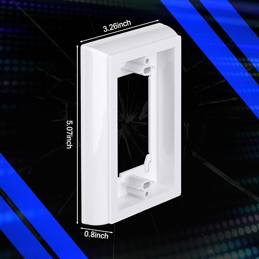 Kanayu 5 Pcs 4/5" Single Gang Electrical Box Extender Ul Listed, Receptacle - Image 2