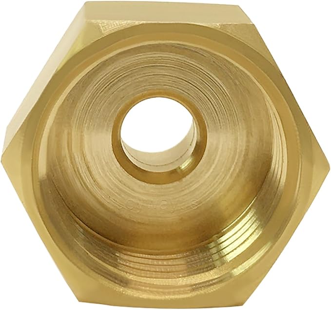 Joywayus 2PCS 3/4 GHT Female to 3/8 Compression Male Thread Adapter Pipe Fitting - Image 4