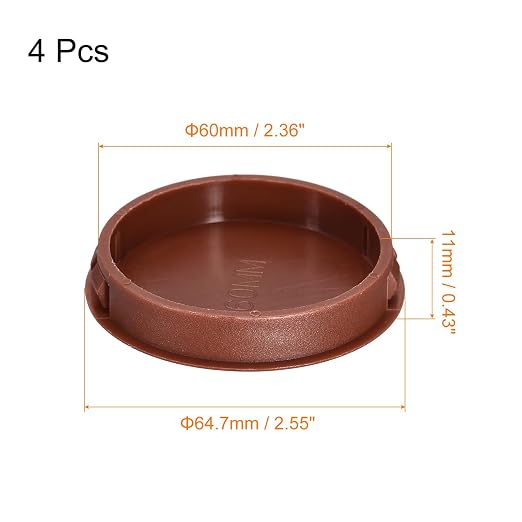 uxcell 60mm/2.36" Plastic Hole Plugs - Image 2
