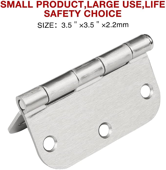 36 Pack Interior Brushed Nickel Door Hinges 3.5" - Image 6