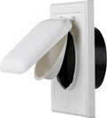 NO-PEST VENT Dual Door Dryer Vent Cover 4 Inch Outdoor, Made in USA, Highest by No-PestVent