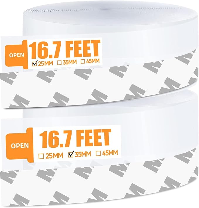 33.5 Ft Weather Stripping Door Seal Strip, Silicone Tape by Bruiefpap