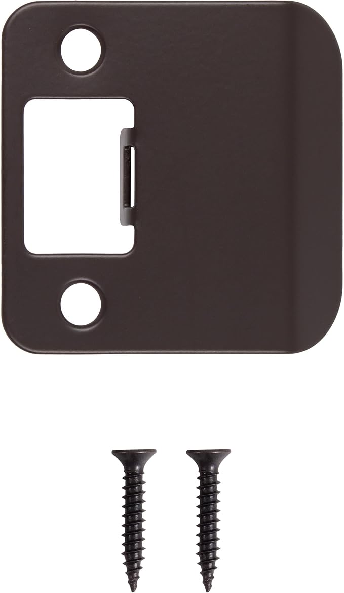 Round Corner Extended Lip Strike, 2-1/4" x 1-3/4", Oil-Rubbed Bronze - Image 2
