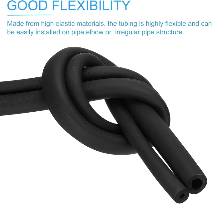 PATIKIL 1-7/8" ID x 6Ft x 0.35" Pipe Insulation Foam Tube, Pipe Cover Wrap Roll - Image 5