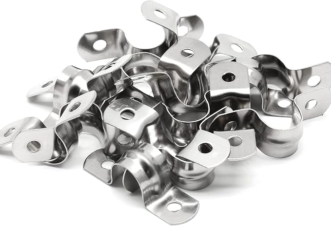 Bonsicoky M12 1/2" Rigid Pipe Strap, Stainless Steel, Pipe Clamp, 0.47" Width - Image 5